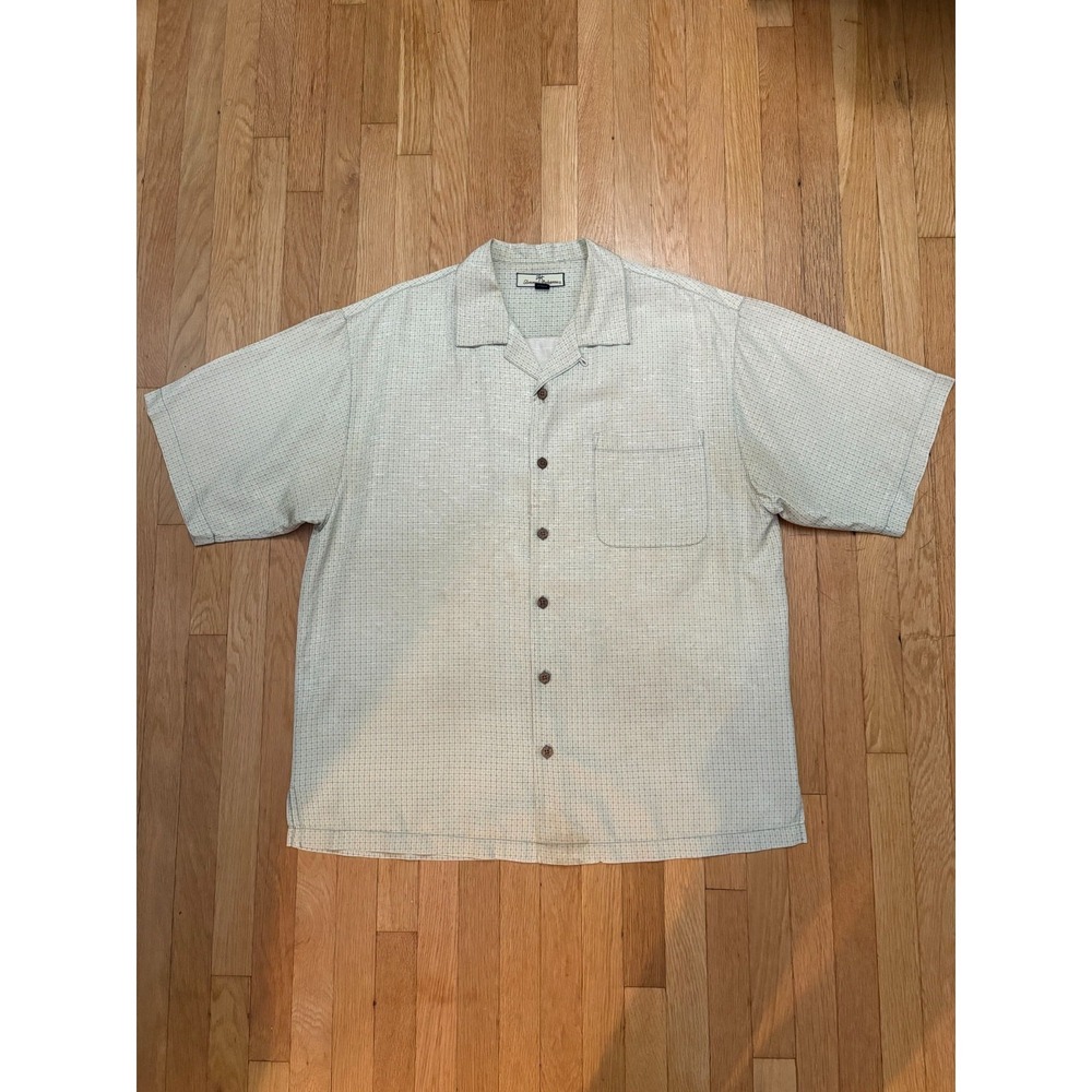 Tommy Bahama 100% Silk Camp Collar‎ Hawaiian Shirt L